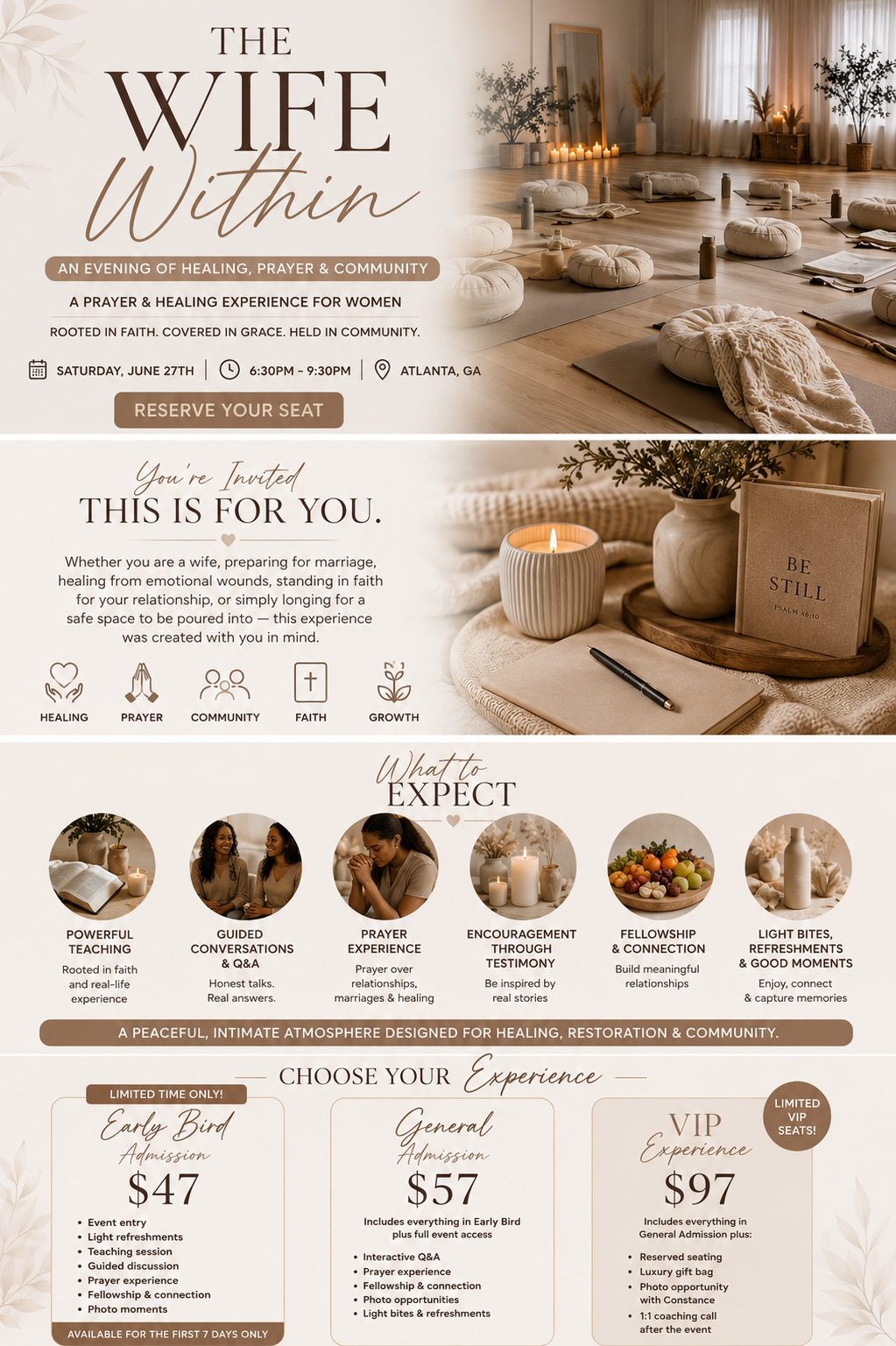 The Wife Within: A Prayer & Healing Experience for Women