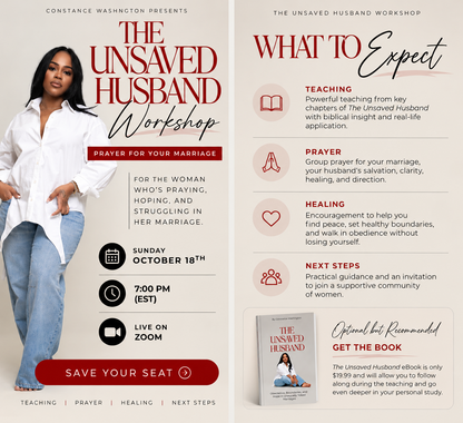 The Unsaved Husband Workshop: Prayer For Your Marriage