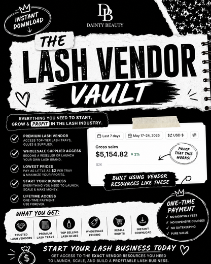 The Lash Vendor Vault